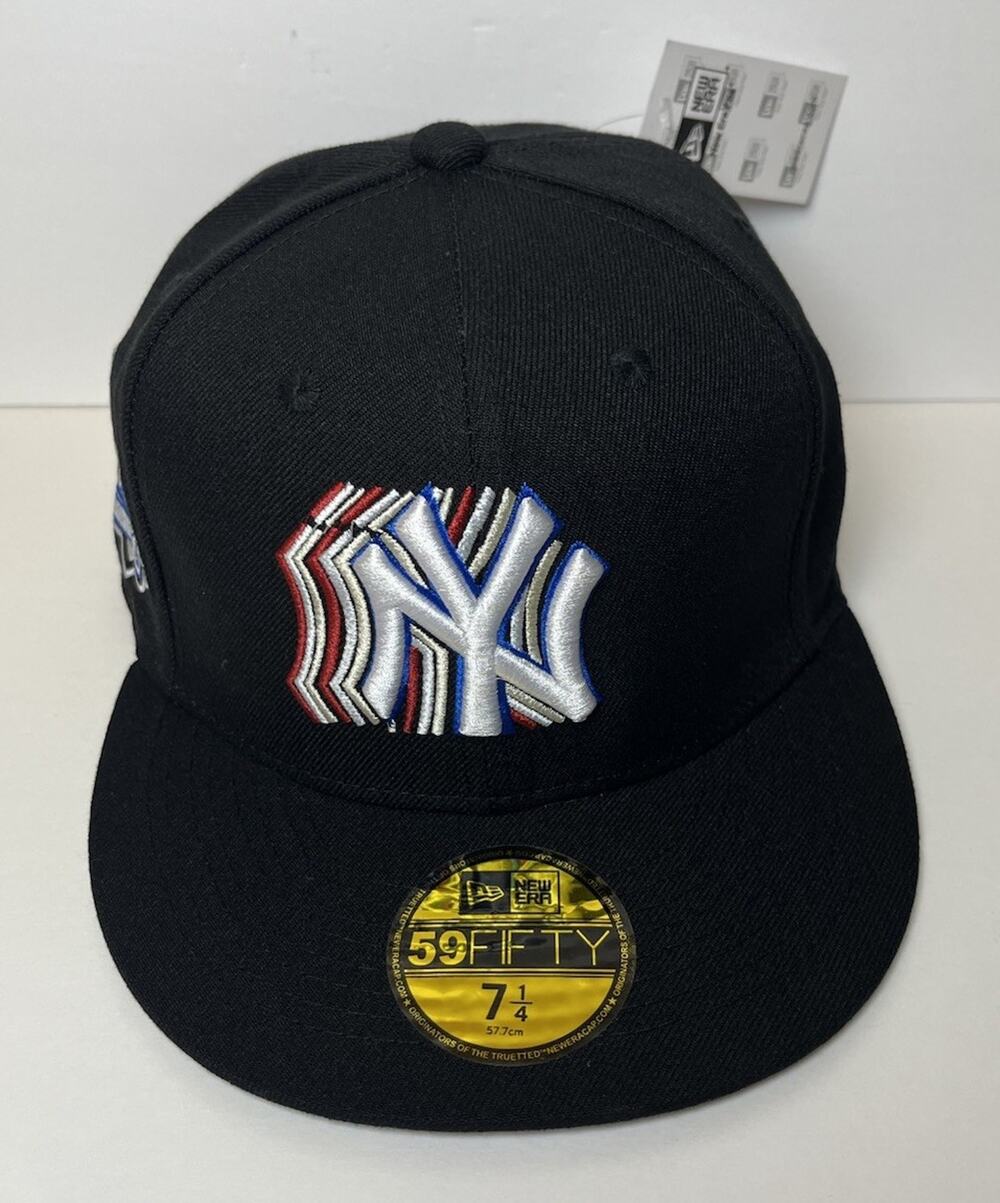 New Era 59FIFTY New York Yankees 1999 World Series Patch Fitted Hat Size 7 1/4